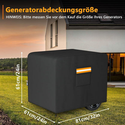 Generator Abdeckung wasserdicht 81x61x61cm mit Reflexstreifen