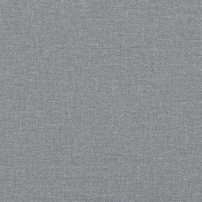 3-Sitzer Sofa mit Hocker, Hellgrau, 180 cm – Schlaffunktion