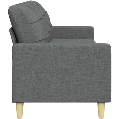 3-Sitzer Sofa mit Schlaffunktion Dunkelgrau 210 cm