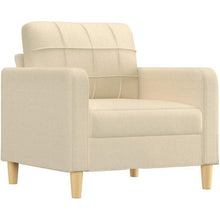 Creme Sofasessel 60 cm – Bequemes Bodensofa mit Pillow Support