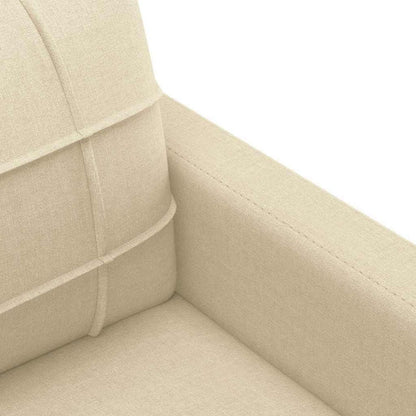 Creme Sofasessel 60 cm – Bequemes Bodensofa mit Pillow Support