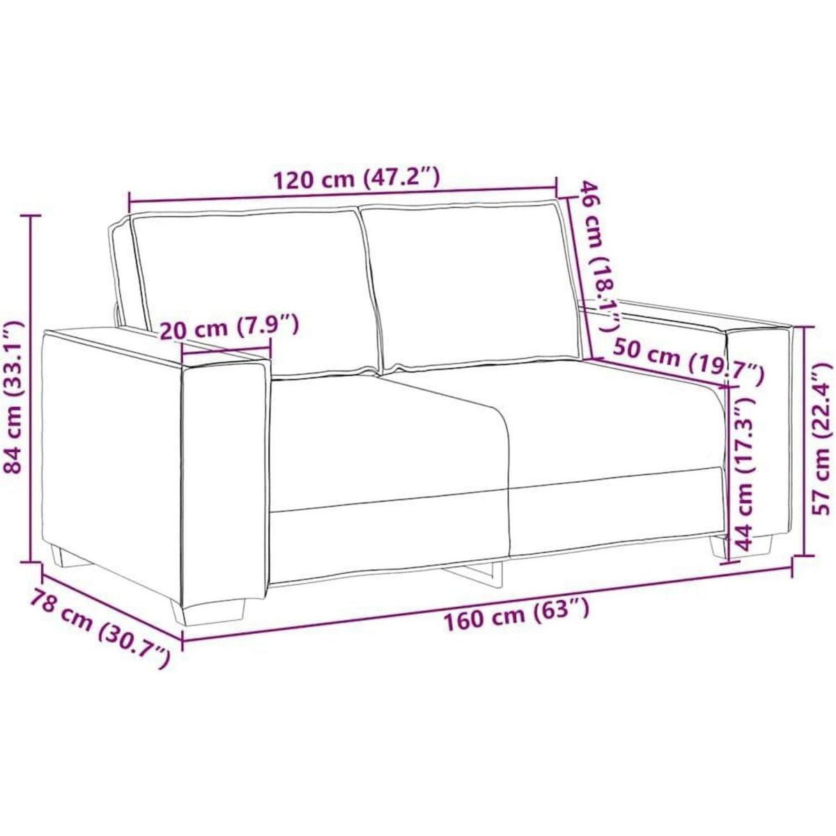 Creme Sofagarnitur 2-Sitzer & 3-Sitzer – Komfort & Stil