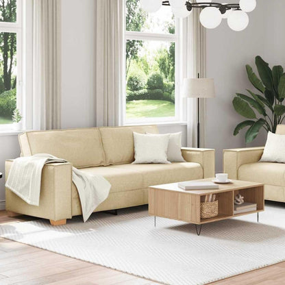 Creme Sofagarnitur 2-Sitzer & 3-Sitzer – Komfort & Stil