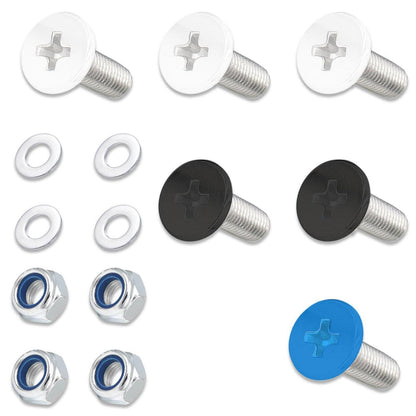 Motorrad Kennzeichen Schrauben Edelstahl Set M6x12mm
