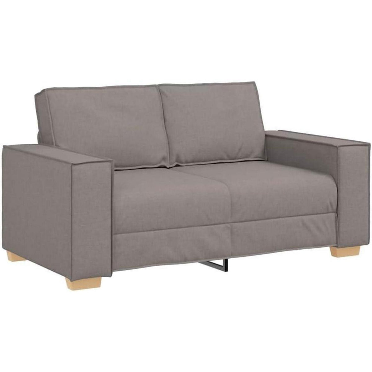 Taupe Stoffsofa 2-Sitzer & 3-Sitzer Set – Komfortabel & Vielseitig