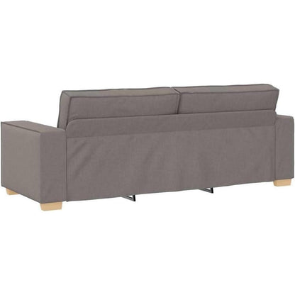 Taupe Stoffsofa 2-Sitzer & 3-Sitzer Set – Komfortabel & Vielseitig