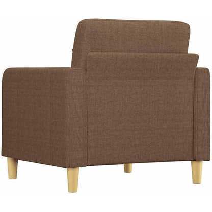 Bodensofa mit Pillow-Support – Bequemes Schlafsofa Braun