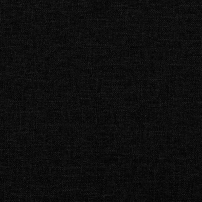 2-Sitzer Sofa Schwarz – Bequemes Polstersofa mit Kissen