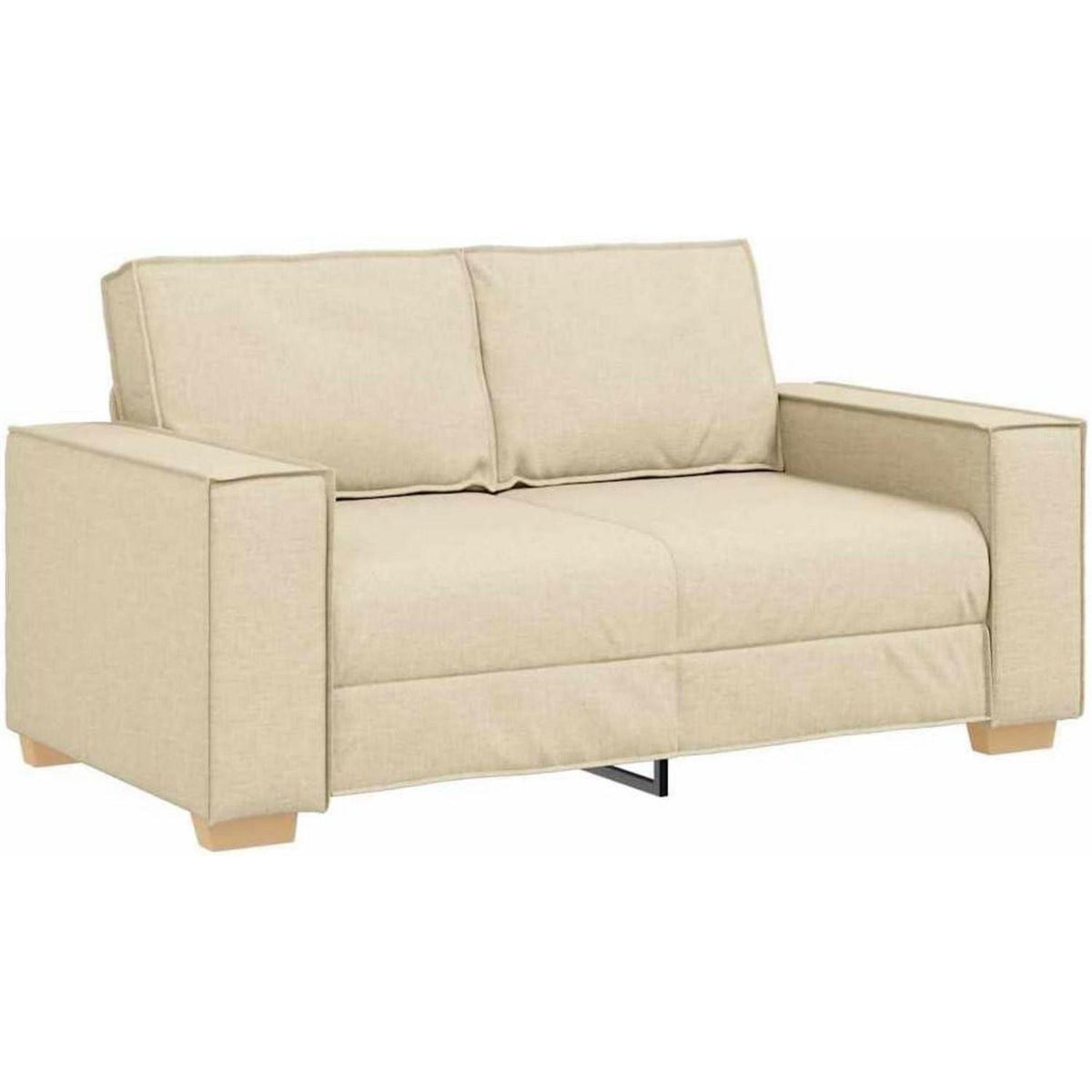 Cremefarbenes Sofa-Set: 3-Sitzer, 2-Sitzer & Sessel