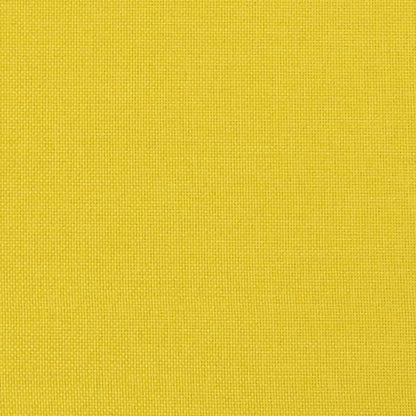 3-Sitzer Sofa mit Hocker, Hellgelb – Modernes Schlafsofa 210cm