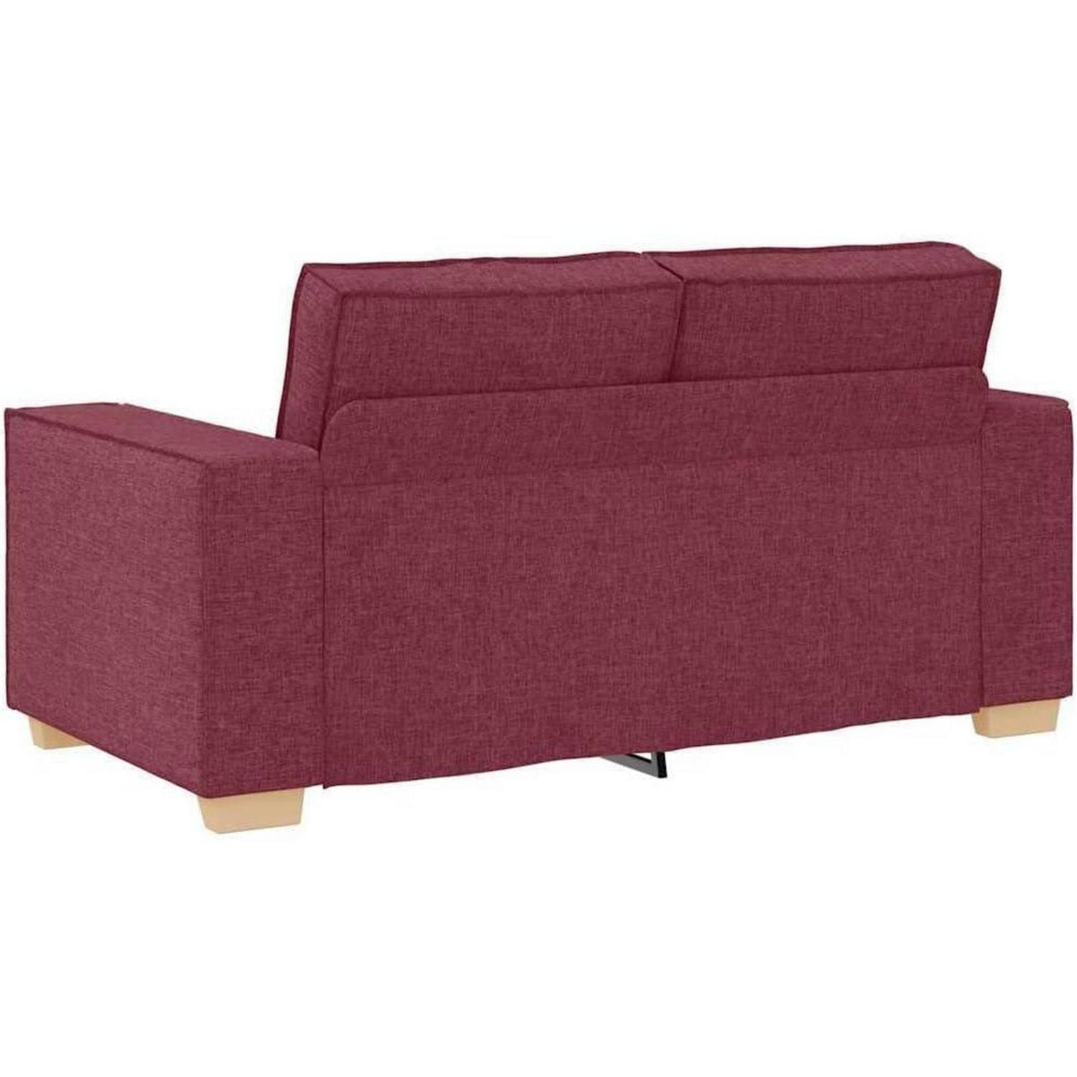 Weinrot Sofagarnitur 2-Sitzer & 3-Sitzer Stoff