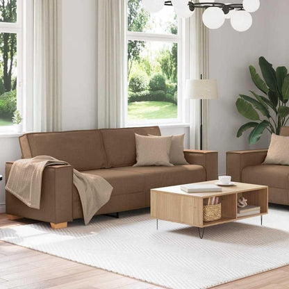 Braunes Stoffsofa 2-Sitzer & 3-Sitzer – Komfort & Stil