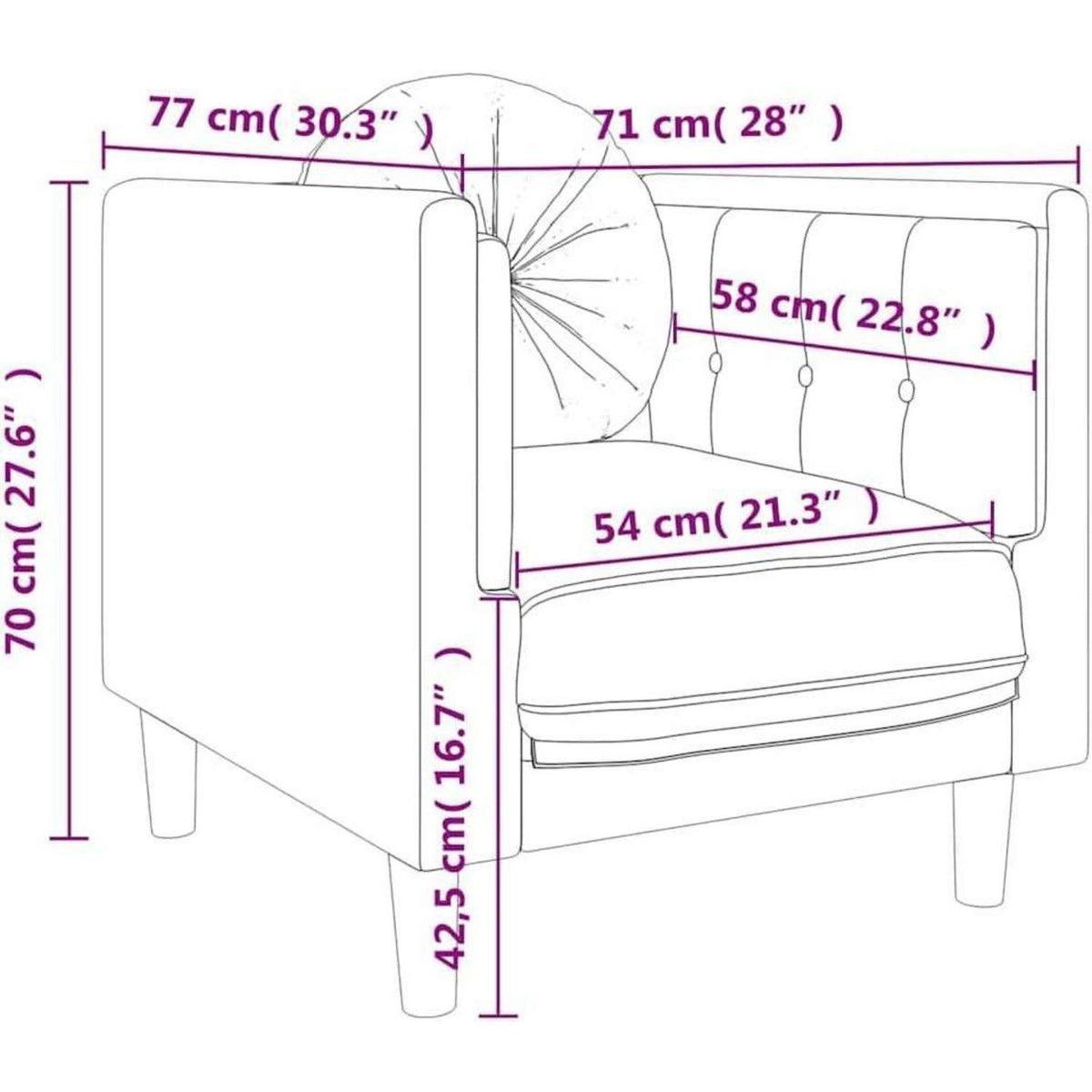 Gepolstertes Samtsofa Dunkelgrün – Modernes Wohnzimmer Sofa