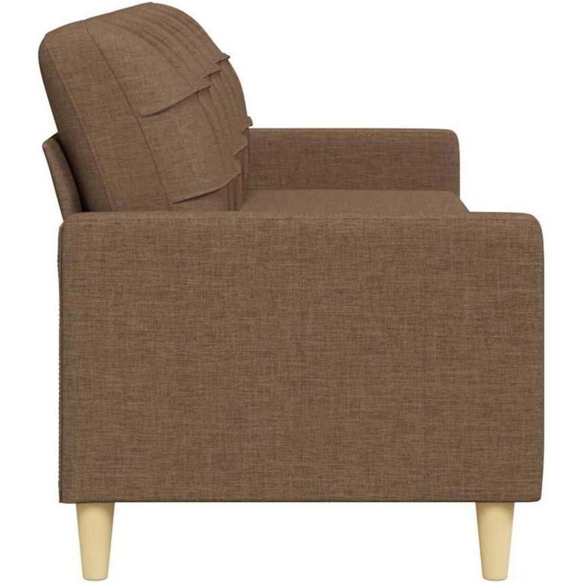 3-Sitzer Sofa mit Schlaffunktion, Braun, 210 cm