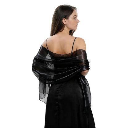 Elegante Stola für Abendkleider und Hochzeiten in Schwarz