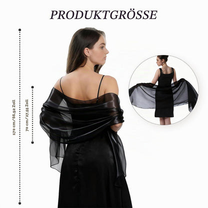Elegante Stola für Abendkleider und Hochzeiten in Schwarz