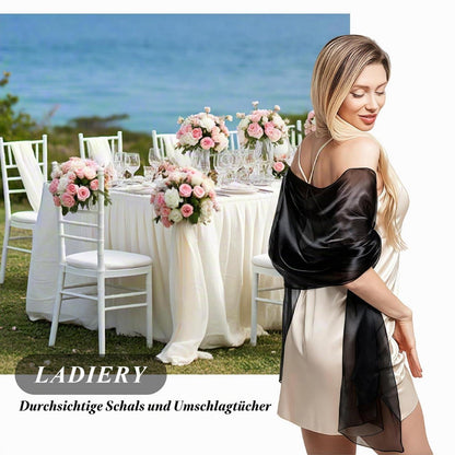 Elegante Stola für Abendkleider und Hochzeiten in Schwarz