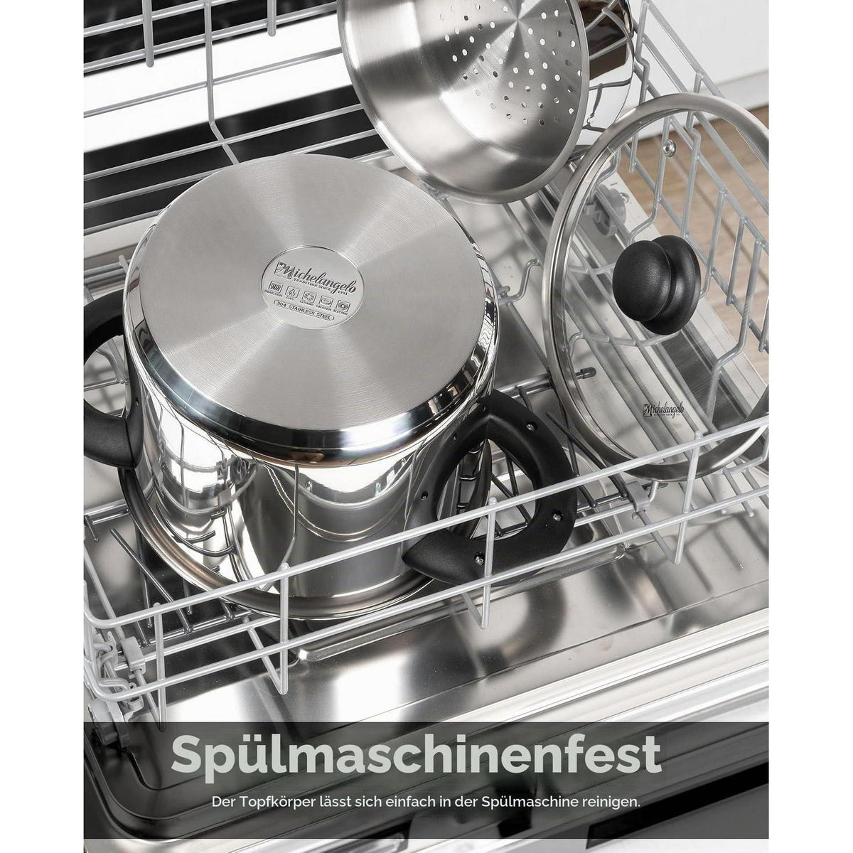 6L Edelstahl Schnellkochtopf 3-in-1 für Induktion