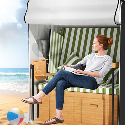 Strandkorb Abdeckung 420D, Winterfest, 135x105x175cm