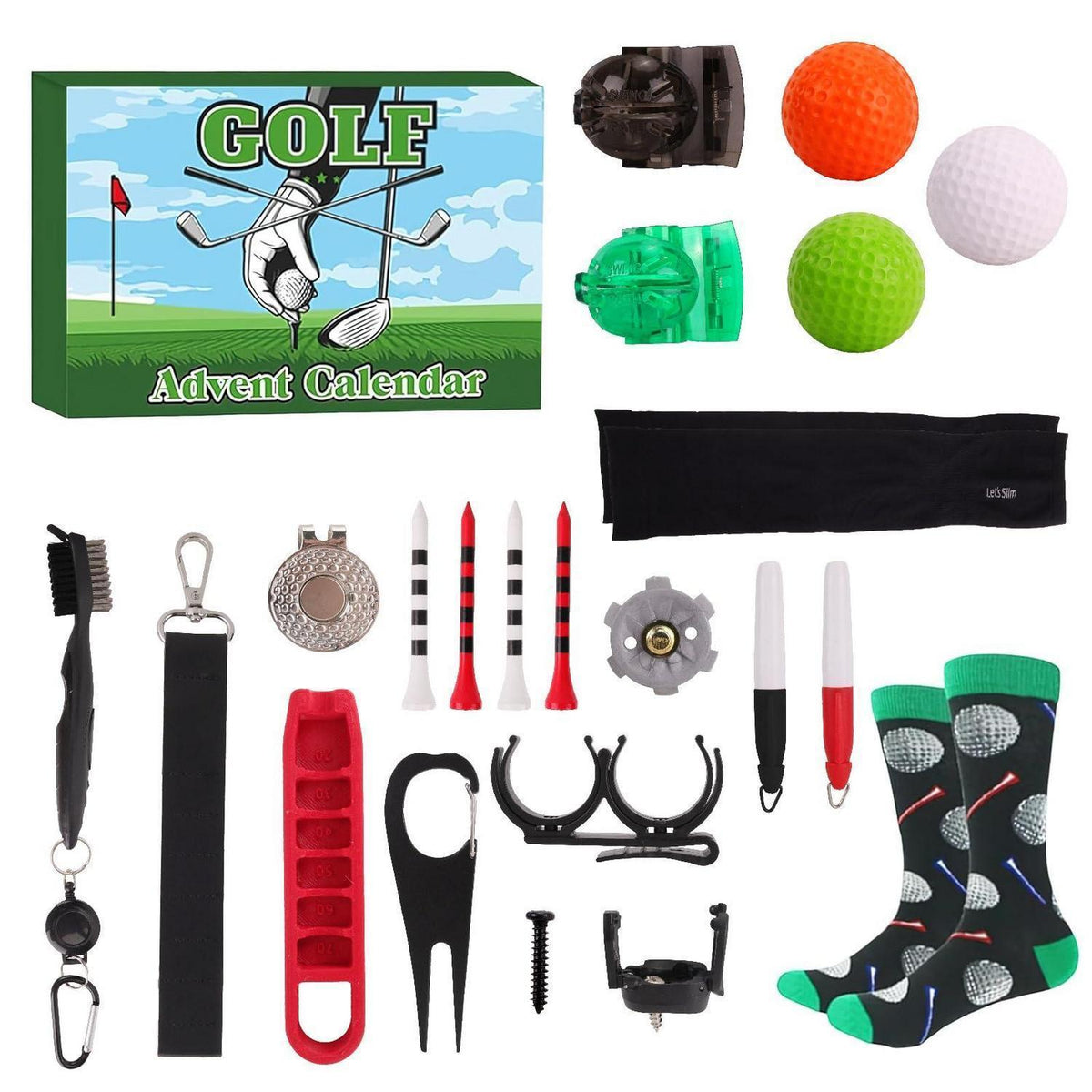 Golf Adventskalender 2026 für Herren – 24 Tage Golf-Überraschungen