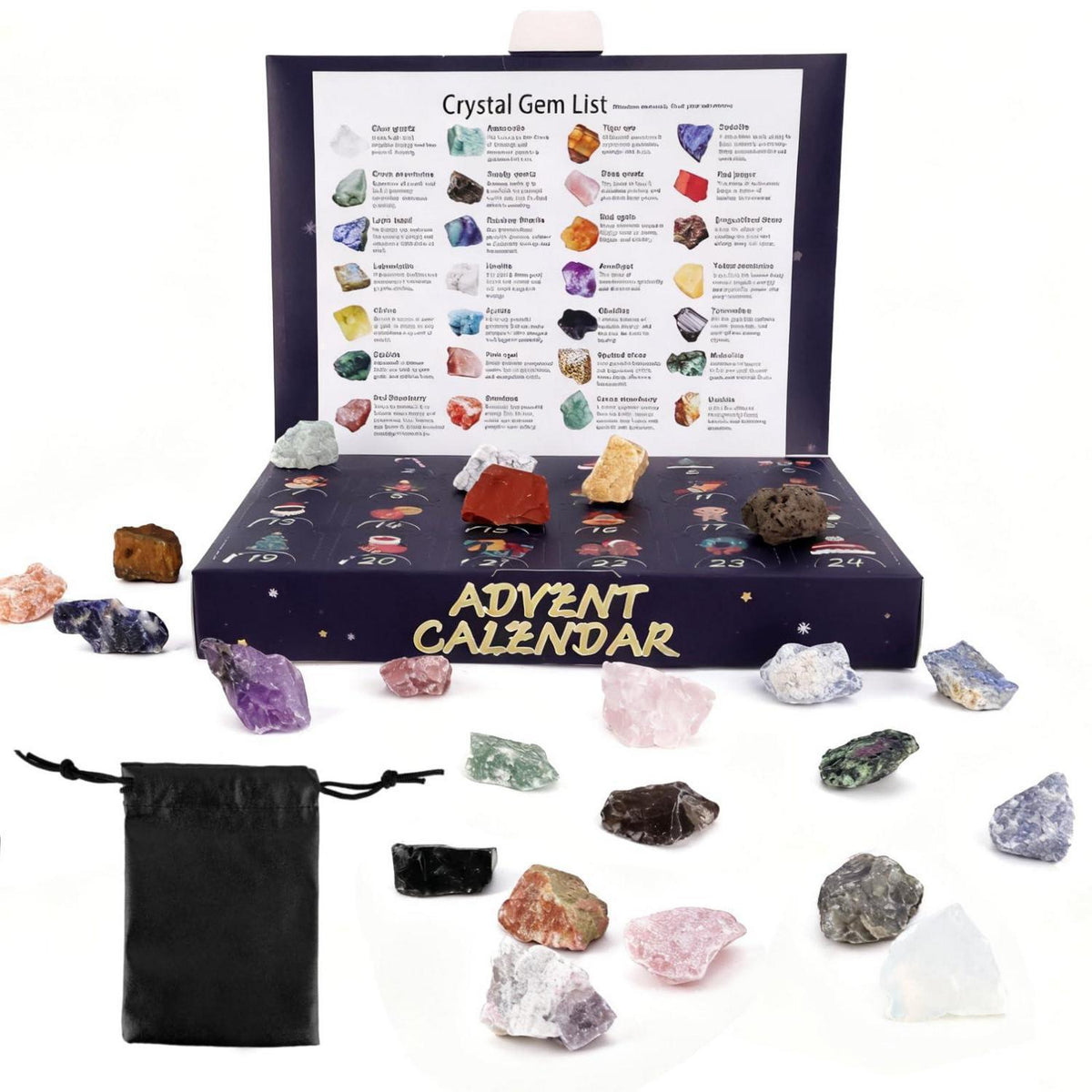 Edelstein Adventskalender 2026 – 24 Tage Weihnachtszauber