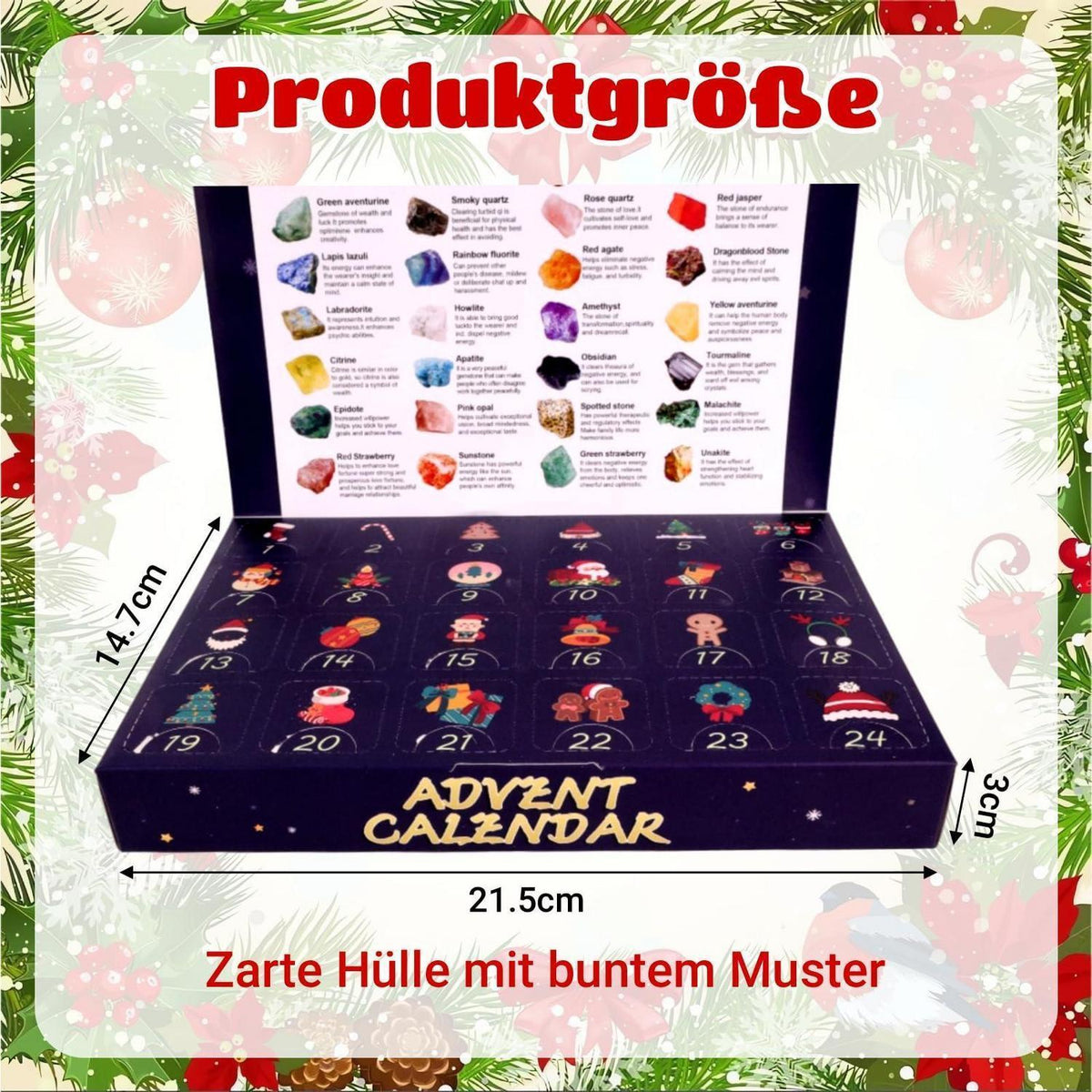 Edelstein Adventskalender 2026 – 24 Tage Weihnachtszauber