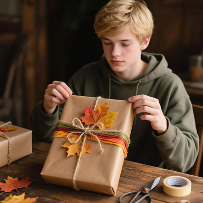 200cm Herbstgirlande mit Ahornblättern – 2er Pack für Deko
