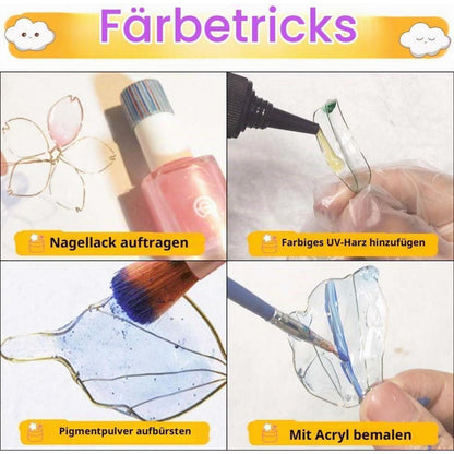 UV-Tauchharz Set für Drahtblumen & Schmuckherstellung