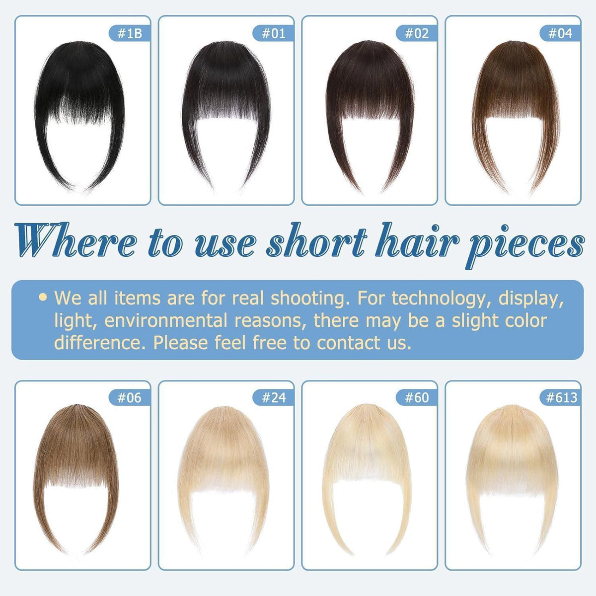 Clip in Pony Echthaar Dunkelblond – Ordentlicher Gerader Pony