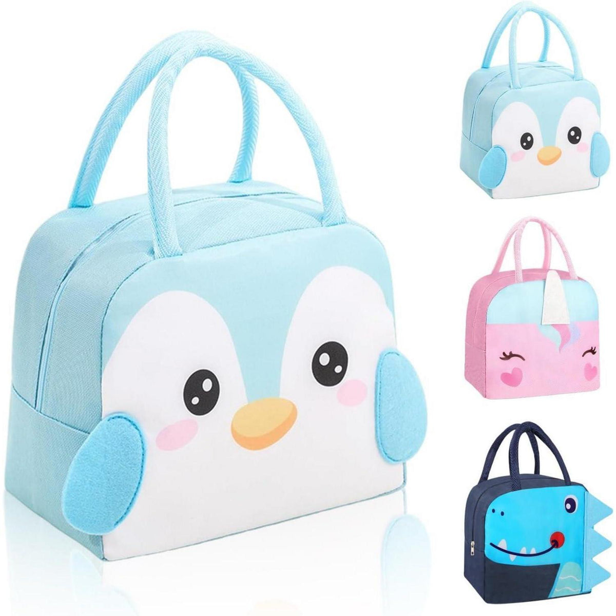 Lunchtasche Kinder Pinguin – Isolierte Kühltasche für Schule & Picknick