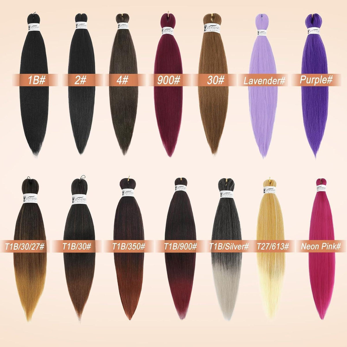 Neonrosa Pre Stretched Braiding Haare – 8er Pack für Cosplay & Party