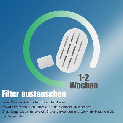 Katzenbrunnen Filter Set – 12 Kohle & 12 Schwämme