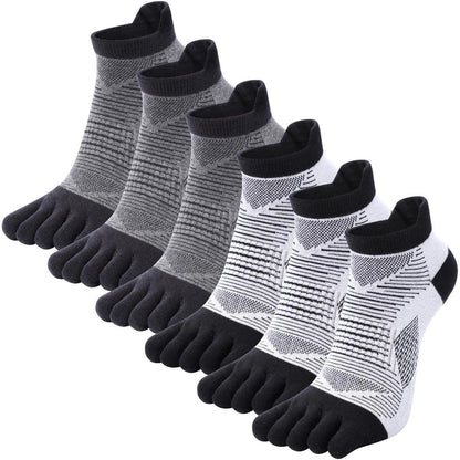 Damen Zehensocken 6er Pack – Atmungsaktiv & Sportsocken 39-42