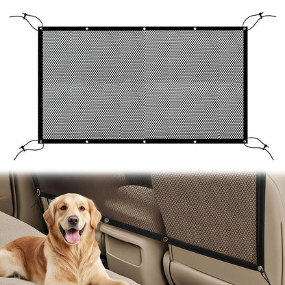 Hundegitter Auto – Trennnetz für Rücksitz & Kofferraum