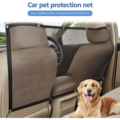 Hundegitter Auto – Trennnetz für Rücksitz & Kofferraum