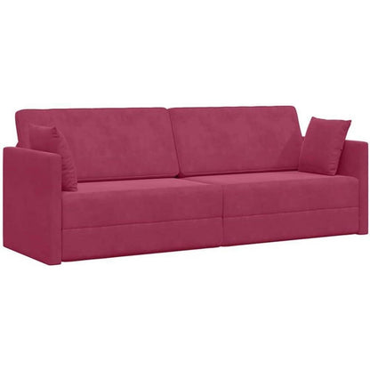 Faltbares Schlafsofa Bodenmatratze Weinrot – Komfortabel & Vielseitig