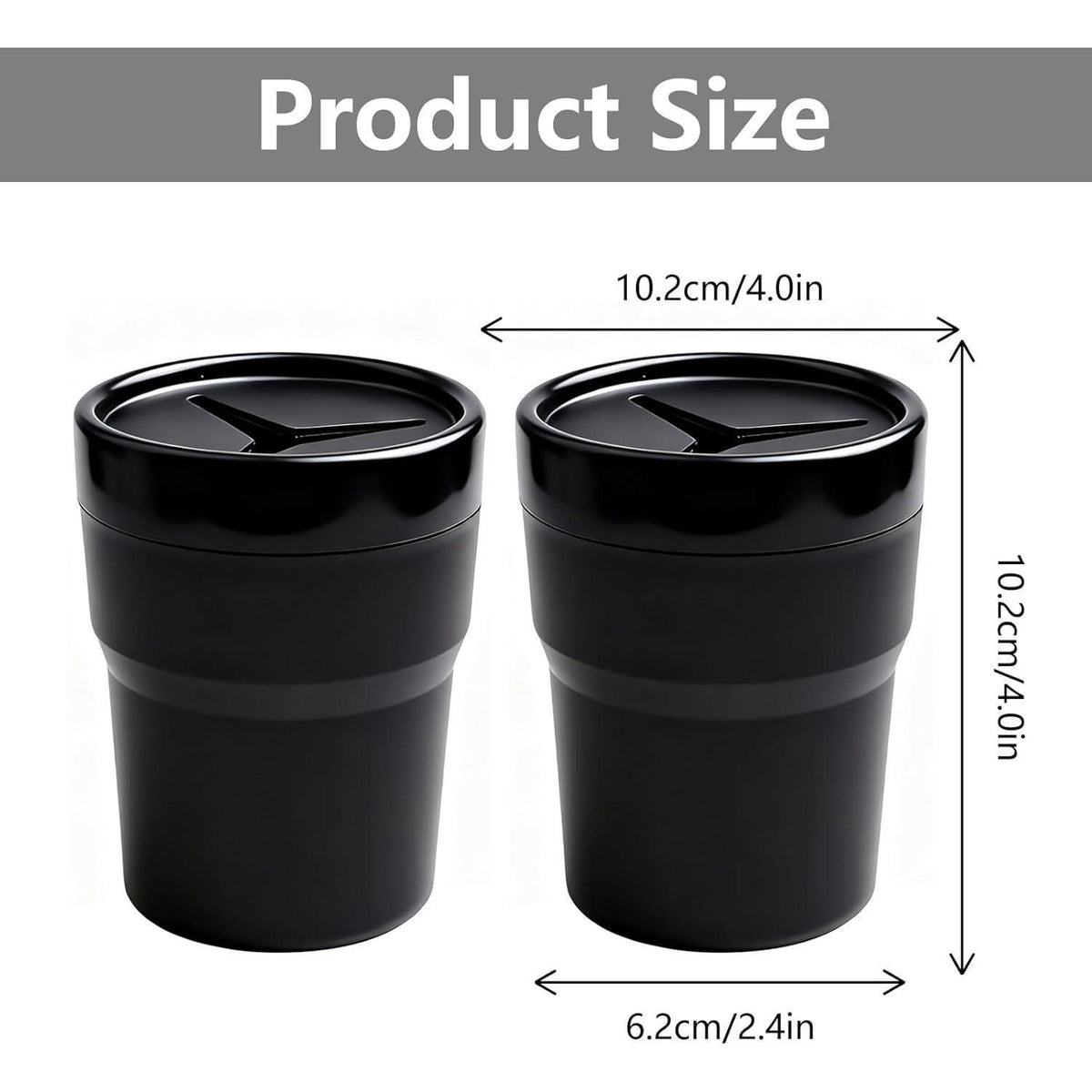 2x Auto Münzhalter Getränkehalter Organizer für Münzen & Stifte