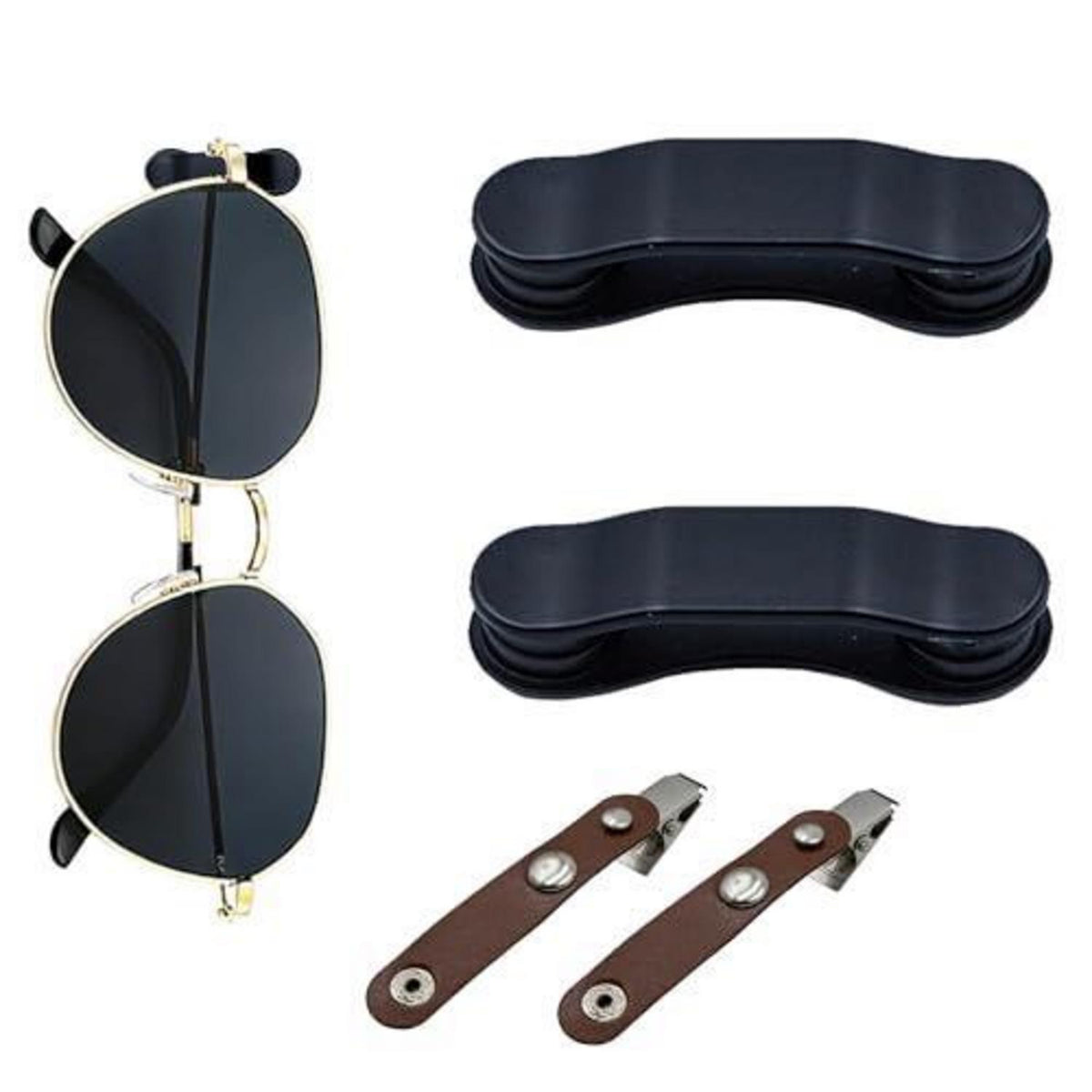 Magnetischer Brillenhalter (2er-Set) – Sicherer Clip für Brille & Co.