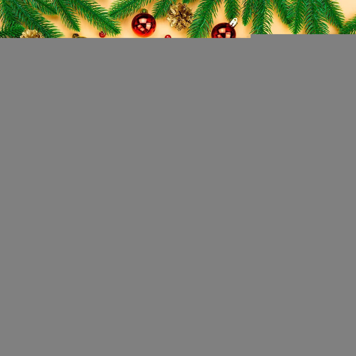 Mini Weihnachtsschmuck 36er Set für DIY Deko