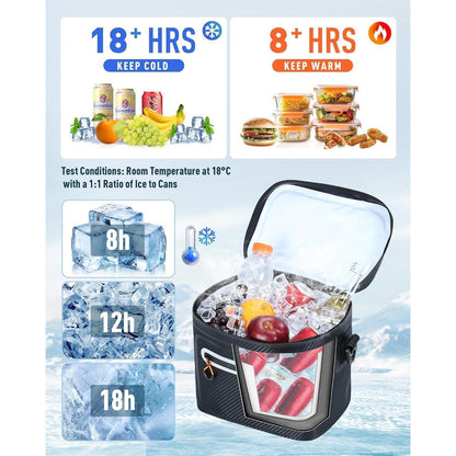Isolierte Kühltasche 12L – Wasserdicht & Tragbar für Picknick