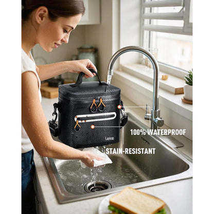 Isolierte Kühltasche 12L – Wasserdicht & Tragbar für Picknick