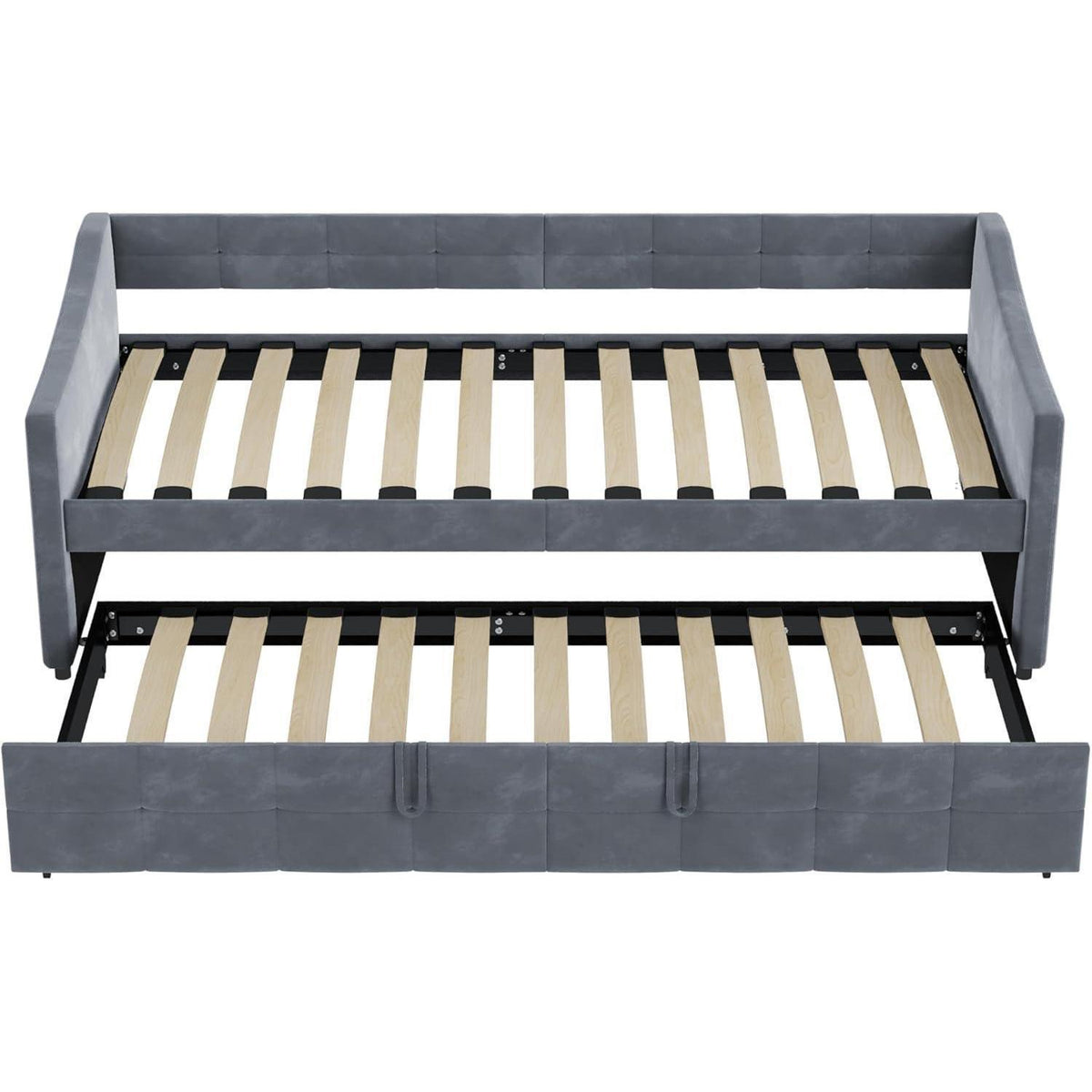 Ausziehbares Schlafsofa 90/180x200cm – Grau