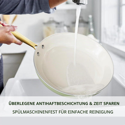 Induktions Kochgeschirr Set mit Antihaftbeschichtung & Kochutensilien