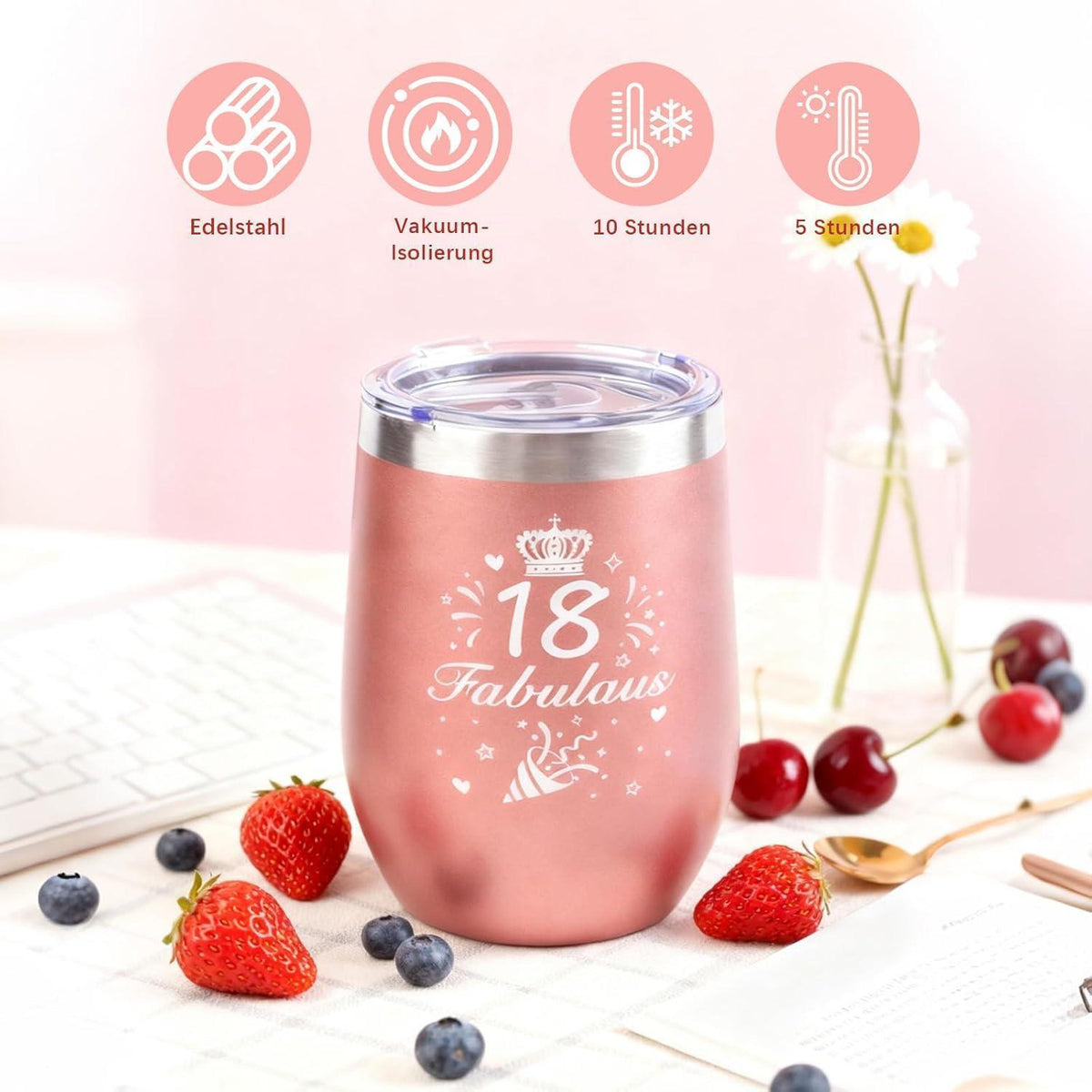 Geschenkset für Frauen – 18. Geburtstag, Freundin, Schwester
