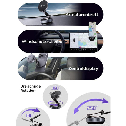 Magnetische Handyhalterung Auto mit Magsafe & Vakuum