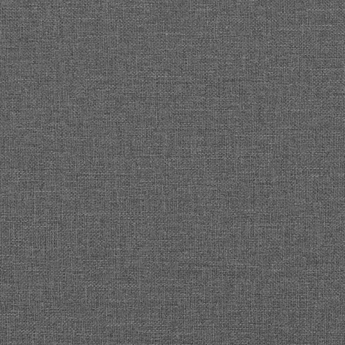 Modernes Cord Polstersofa 3-teilig Dunkelgrau mit Ottomane