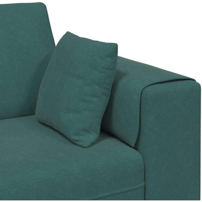 U-förmiges Schlafsofa Dunkelgrün, Samt Wohnlandschaft