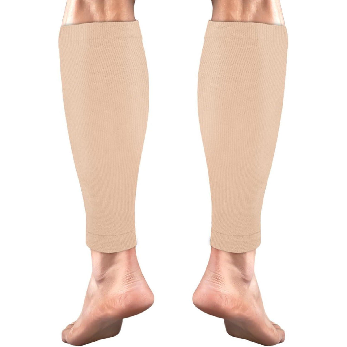 Kompression Wadenbandage für Sport & Alltag, Beige