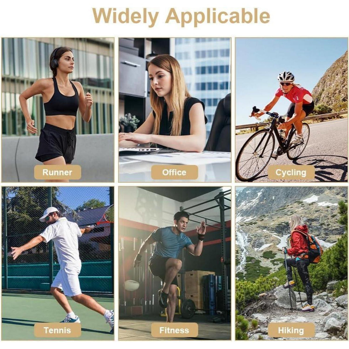 Kompression Wadenbandage für Sport & Alltag, Beige
