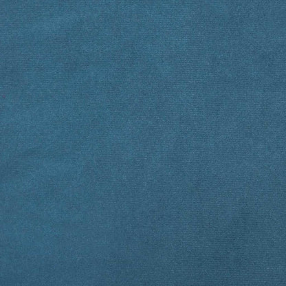 Samt Wohnlandschaft mit Schlaffunktion & Ottomane, Blau